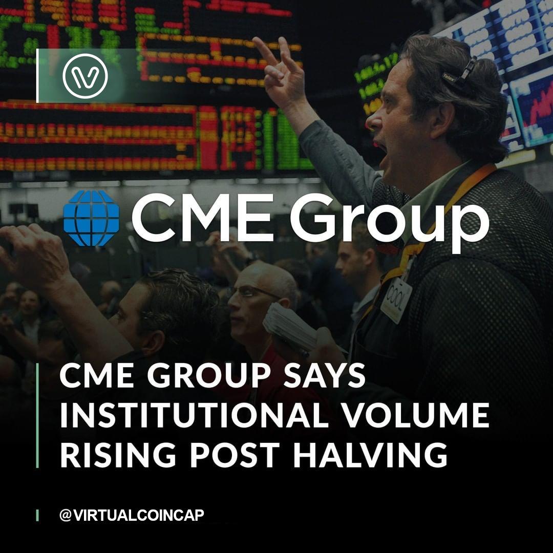 Chicago Mercantile Exchange (CME) says record trading activity for its bitcoin derivatives reflects a strong institutional interest in the imminent halving event.