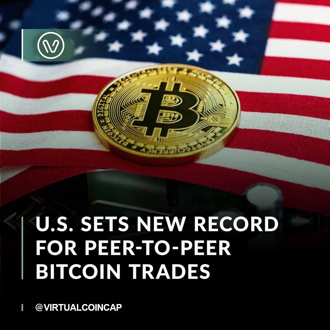 Peer-to-peer Bitcoin trading in the United States has surged to post its strongest weekly volume on record