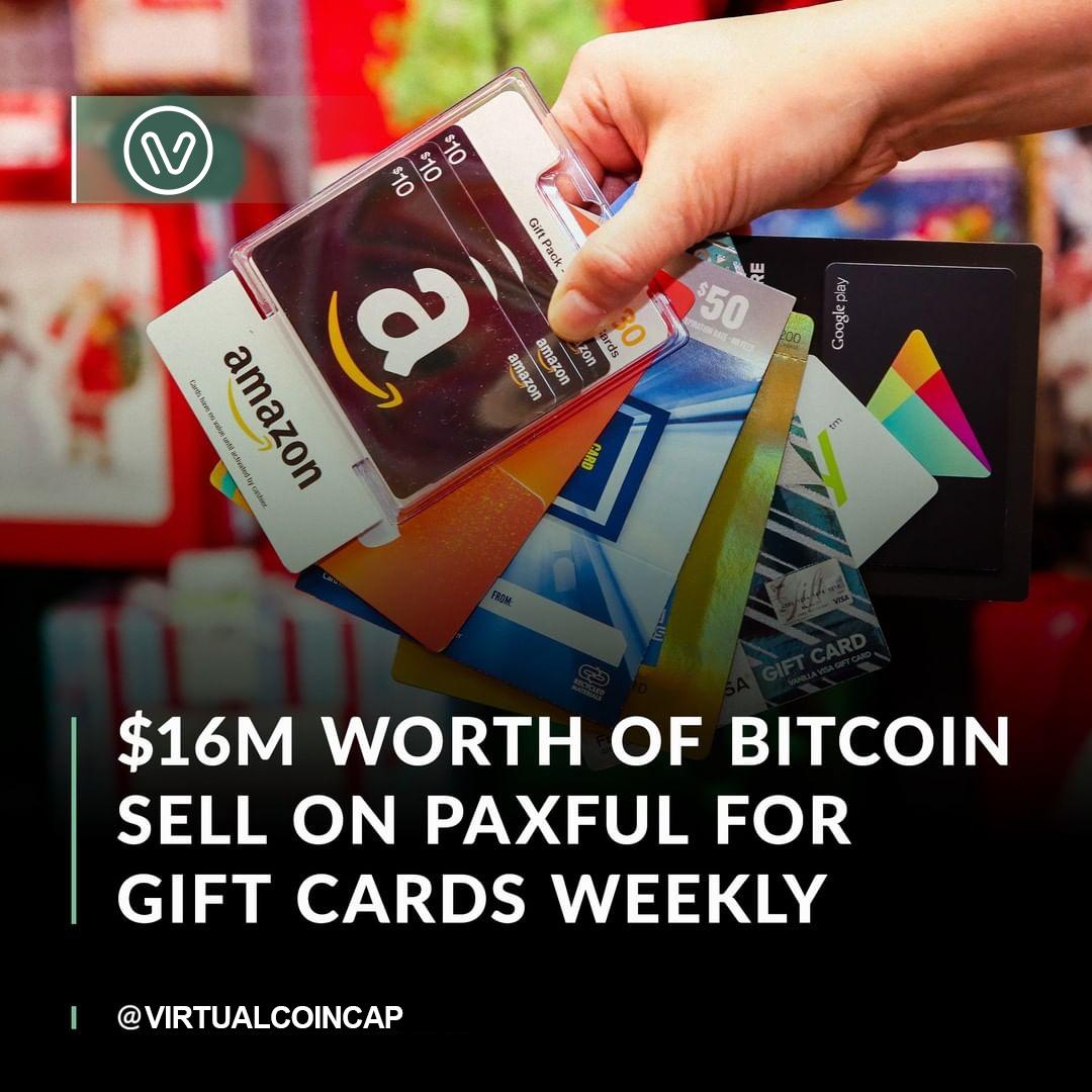 A new report has found almost half of all Bitcoin traded on the P2P exchange Paxful is exchanged for gift cards.