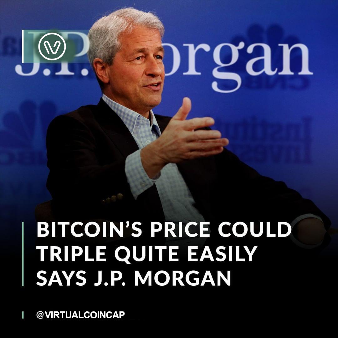 JP Morgan believes that a modes switch from gold to bitcoin as Storage of Value along with a larger adoption could boost the token to new ATHs.