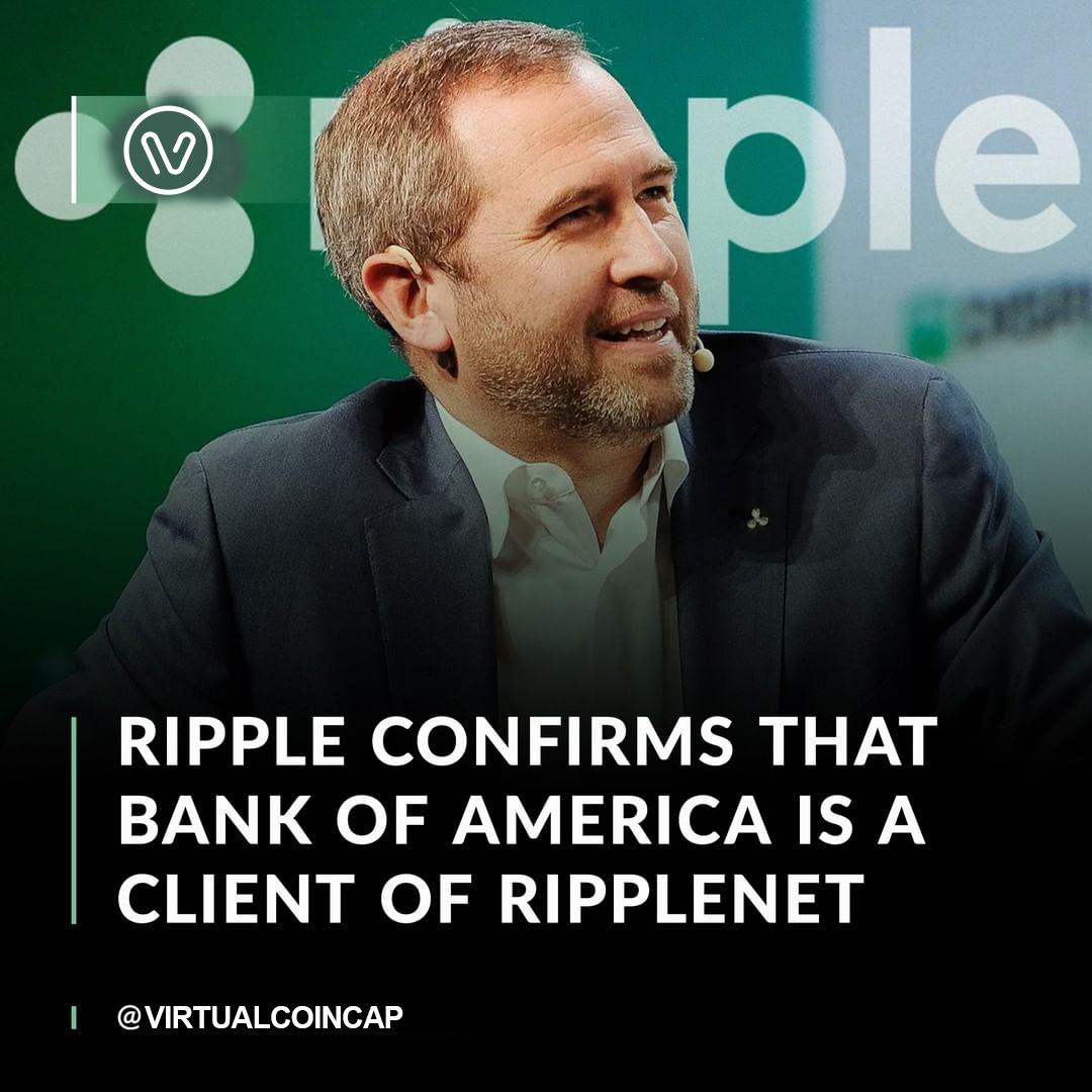Ripple has confirmed its cooperation with Bank of America (BoA). By updating its website