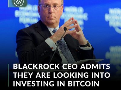 Blackrock CEO Larry Fink says Bitcoin (BTC) is on his company’s radar following the cryptocurrency’s rapid appreciation over the past few months.