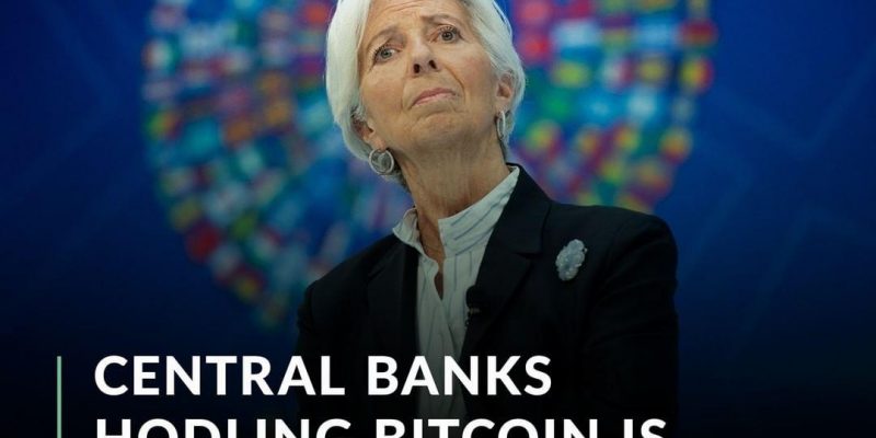 The head of the European Central Bank (ECB) thinks that central banks worldwide will not be holding Bitcoin (BTC) any time soon.