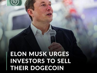 Tesla CEO Elon Musk said today that he would support the top holders of Dogecoin selling a big portion of their DOGE stash to ease out the altcoin’s distribution