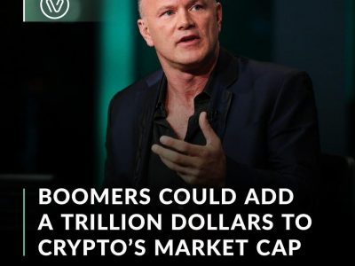 Galaxy Digital CEO Mike Novogratz has predicted that as much as a trillion dollars could flow into bitcoin over the next year as wealthy baby boomers get into cryptocurrency. With the example of Morgan Stanley