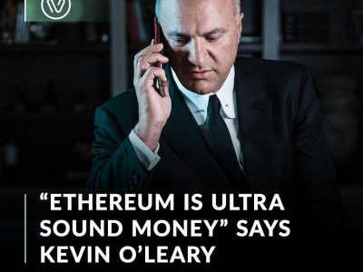 Celebrity investor Kevin O’Leary (aka “Mr. Wonderful” on ABC TV series “Shark Tank“) recently explained why he is even more bullish on Ethereum than Bitcoin.