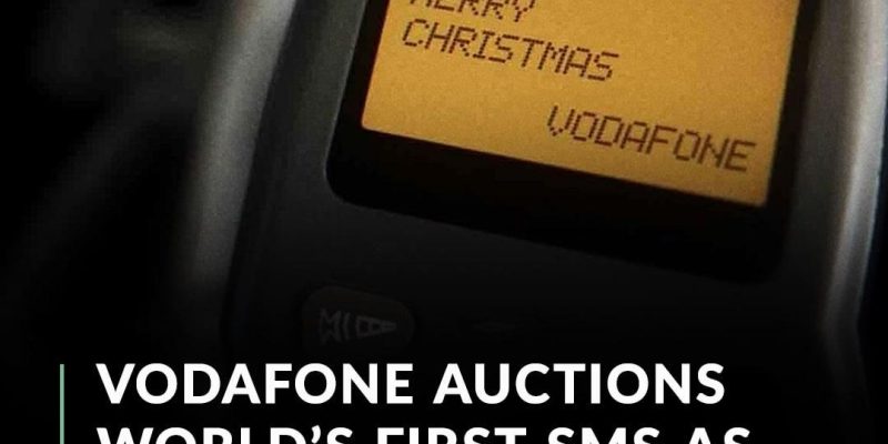 British telco giant Vodafone has reportedly plans to auction the world’s first Short Message Service (SMS) in the form of a nonfungible token (NFT) on Dec. 21. The SMS