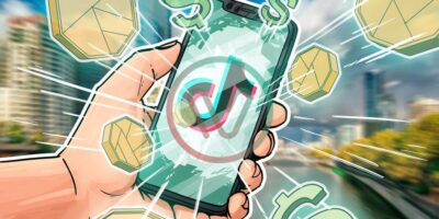TikTok videos tagged with popular crypto-related hashtags — such as #crypto