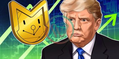 Politically themed memecoins defy the crypto market’s drab performance by rallying in excess of double-digit gains.